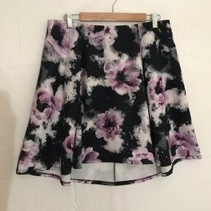 Watercolor Floral Skirt
